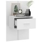 vidaXL Mesitas de noche de pared 2 unidades blanco brillante vidaXL Mesitas de noche de pared 2 unidades blanco brillante