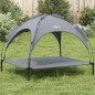 vidaXL Cama para perros con dosel antracita tela oxford y acero vidaXL Cama para perros con dosel antracita tela oxford y acero