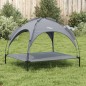 vidaXL Cama para perros con dosel antracita tela oxford y acero vidaXL Cama para perros con dosel antracita tela oxford y acero
