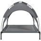 vidaXL Cama para perros con dosel antracita tela oxford y acero vidaXL Cama para perros con dosel antracita tela oxford y acero