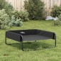 vidaXL Cama elevada para perros tela oxford y acero gris antracita vidaXL Cama elevada para perros tela oxford y acero gris antracita