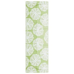 vidaXL Alfombra de exterior PP verde 80x250 cm