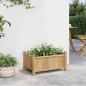 vidaXL Jardinera de bambú 50x30x25 cm vidaXL Jardinera de bambú 50x30x25 cm
