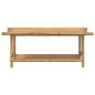 vidaXL Mesita de centro de bambú 110x55x45 cm