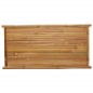 vidaXL Mesita de centro de bambú 110x55x45 cm