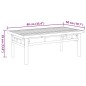vidaXL Mesita de centro de bambú 90x50x35 cm vidaXL Mesita de centro de bambú 90x50x35 cm