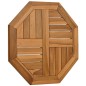 vidaXL Tablero de mesa octogonal de madera maciza de teca 50x50x2,5 cm vidaXL Tablero de mesa octogonal de madera maciza de teca 50x50x2,5 cm