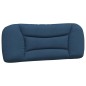 vidaXL Cama con colchón tela azul 100x200 cm