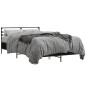 vidaXL Estructura de cama madera de ingeniería y metal negro 140x190cm vidaXL Estructura de cama madera de ingeniería y metal negro 140x190cm