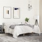 vidaXL Estructura cama madera ingeniería metal roble ahumado 160x200cm vidaXL Estructura cama madera ingeniería metal roble ahumado 160x200cm