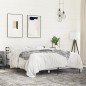 vidaXL Estructura cama madera ingeniería metal gris Sonoma 135x190 cm vidaXL Estructura cama madera ingeniería metal gris Sonoma 135x190 cm