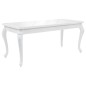 vidaXL Mesa de comedor blanco brillante 179x89x81 cm vidaXL Mesa de comedor blanco brillante 179x89x81 cm