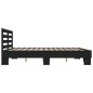 vidaXL Estructura de cama madera de ingeniería y metal negro 200x200cm vidaXL Estructura de cama madera de ingeniería y metal negro 200x200cm