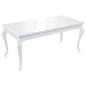 vidaXL Mesa de comedor blanco brillante 179x89x81 cm vidaXL Mesa de comedor blanco brillante 179x89x81 cm