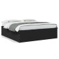 vidaXL Estructura de cama madera de ingeniería negra 200x200 cm vidaXL Estructura de cama madera de ingeniería negra 200x200 cm