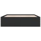 vidaXL Estructura de cama madera de ingeniería negra 200x200 cm vidaXL Estructura de cama madera de ingeniería negra 200x200 cm