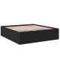 vidaXL Estructura de cama madera de ingeniería negra 200x200 cm vidaXL Estructura de cama madera de ingeniería negra 200x200 cm
