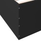 vidaXL Estructura de cama madera de ingeniería negra 200x200 cm vidaXL Estructura de cama madera de ingeniería negra 200x200 cm