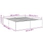 vidaXL Estructura de cama madera de ingeniería negra 200x200 cm vidaXL Estructura de cama madera de ingeniería negra 200x200 cm