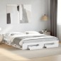 vidaXL Estructura cama con cajones madera ingeniería blanca 180x200 cm vidaXL Estructura cama con cajones madera ingeniería blanca 180x200 cm