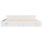 vidaXL Estructura cama con cajones madera ingeniería blanca 180x200 cm vidaXL Estructura cama con cajones madera ingeniería blanca 180x200 cm