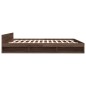 vidaXL Cama con cajones madera ingeniería marrón roble 180x200 cm vidaXL Cama con cajones madera ingeniería marrón roble 180x200 cm