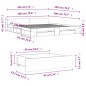vidaXL Cama con cajones madera ingeniería marrón roble 180x200 cm vidaXL Cama con cajones madera ingeniería marrón roble 180x200 cm
