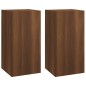 vidaXL Muebles para TV 2 uds contrachapado roble marrón 30,5x30x60 cm vidaXL Muebles para TV 2 uds contrachapado roble marrón 30,5x30x60 cm
