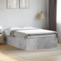 vidaXL Estructura de cama madera de ingeniería gris hormigón 135x190cm vidaXL Estructura de cama madera de ingeniería gris hormigón 135x190cm