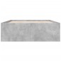 vidaXL Estructura de cama madera de ingeniería gris hormigón 135x190cm vidaXL Estructura de cama madera de ingeniería gris hormigón 135x190cm