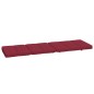 vidaXL Cojines para tumbona 2 uds tela Oxford rojo tinto vidaXL Cojines para tumbona 2 uds tela Oxford rojo tinto