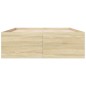 vidaXL Estructura de cama madera de ingeniería roble Sonoma 120x190 cm vidaXL Estructura de cama madera de ingeniería roble Sonoma 120x190 cm