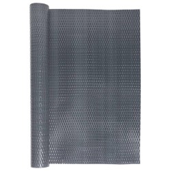 vidaXL Toldo para balcón ratán sintético gris antracita 1000x80 cm
