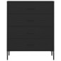 vidaXL Armario de cajones de acero negro 80x35x101,5 cm vidaXL Armario de cajones de acero negro 80x35x101,5 cm