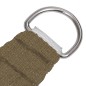 vidaXL Toldo de vela HDPE taupe 160 g/m² 3x6 m