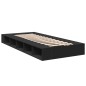 vidaXL Estructura de cama madera de ingeniería negra 90x200 cm vidaXL Estructura de cama madera de ingeniería negra 90x200 cm