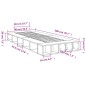 vidaXL Estructura de cama madera de ingeniería negra 90x200 cm vidaXL Estructura de cama madera de ingeniería negra 90x200 cm