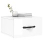 vidaXL Mesitas de noche de pared 2 uds blanco brillo 35x35x20 cm vidaXL Mesitas de noche de pared 2 uds blanco brillo 35x35x20 cm