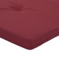 vidaXL Cojines para tumbona 2 uds tela Oxford rojo tinto vidaXL Cojines para tumbona 2 uds tela Oxford rojo tinto