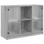 vidaXL Aparador madera de ingeniería gris Sonoma 102x37x75,5 cm vidaXL Aparador madera de ingeniería gris Sonoma 102x37x75,5 cm