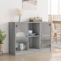 vidaXL Aparador madera de ingeniería gris Sonoma 102x37x75,5 cm vidaXL Aparador madera de ingeniería gris Sonoma 102x37x75,5 cm
