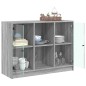 vidaXL Aparador madera de ingeniería gris Sonoma 102x37x75,5 cm vidaXL Aparador madera de ingeniería gris Sonoma 102x37x75,5 cm