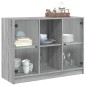 vidaXL Aparador madera de ingeniería gris Sonoma 102x37x75,5 cm vidaXL Aparador madera de ingeniería gris Sonoma 102x37x75,5 cm