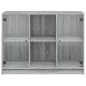 vidaXL Aparador madera de ingeniería gris Sonoma 102x37x75,5 cm vidaXL Aparador madera de ingeniería gris Sonoma 102x37x75,5 cm