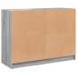 vidaXL Aparador madera de ingeniería gris Sonoma 102x37x75,5 cm vidaXL Aparador madera de ingeniería gris Sonoma 102x37x75,5 cm