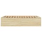 vidaXL Estructura de cama madera de ingeniería roble Sonoma 160x200 cm vidaXL Estructura de cama madera de ingeniería roble Sonoma 160x200 cm