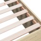 vidaXL Estructura de cama madera de ingeniería roble Sonoma 160x200 cm vidaXL Estructura de cama madera de ingeniería roble Sonoma 160x200 cm