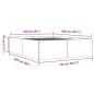 vidaXL Estructura de cama madera de ingeniería roble Sonoma 160x200 cm vidaXL Estructura de cama madera de ingeniería roble Sonoma 160x200 cm