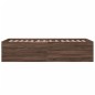 vidaXL Estructura de cama madera de ingeniería roble marrón 75x190 cm vidaXL Estructura de cama madera de ingeniería roble marrón 75x190 cm