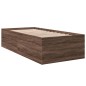 vidaXL Estructura de cama madera de ingeniería roble marrón 75x190 cm vidaXL Estructura de cama madera de ingeniería roble marrón 75x190 cm